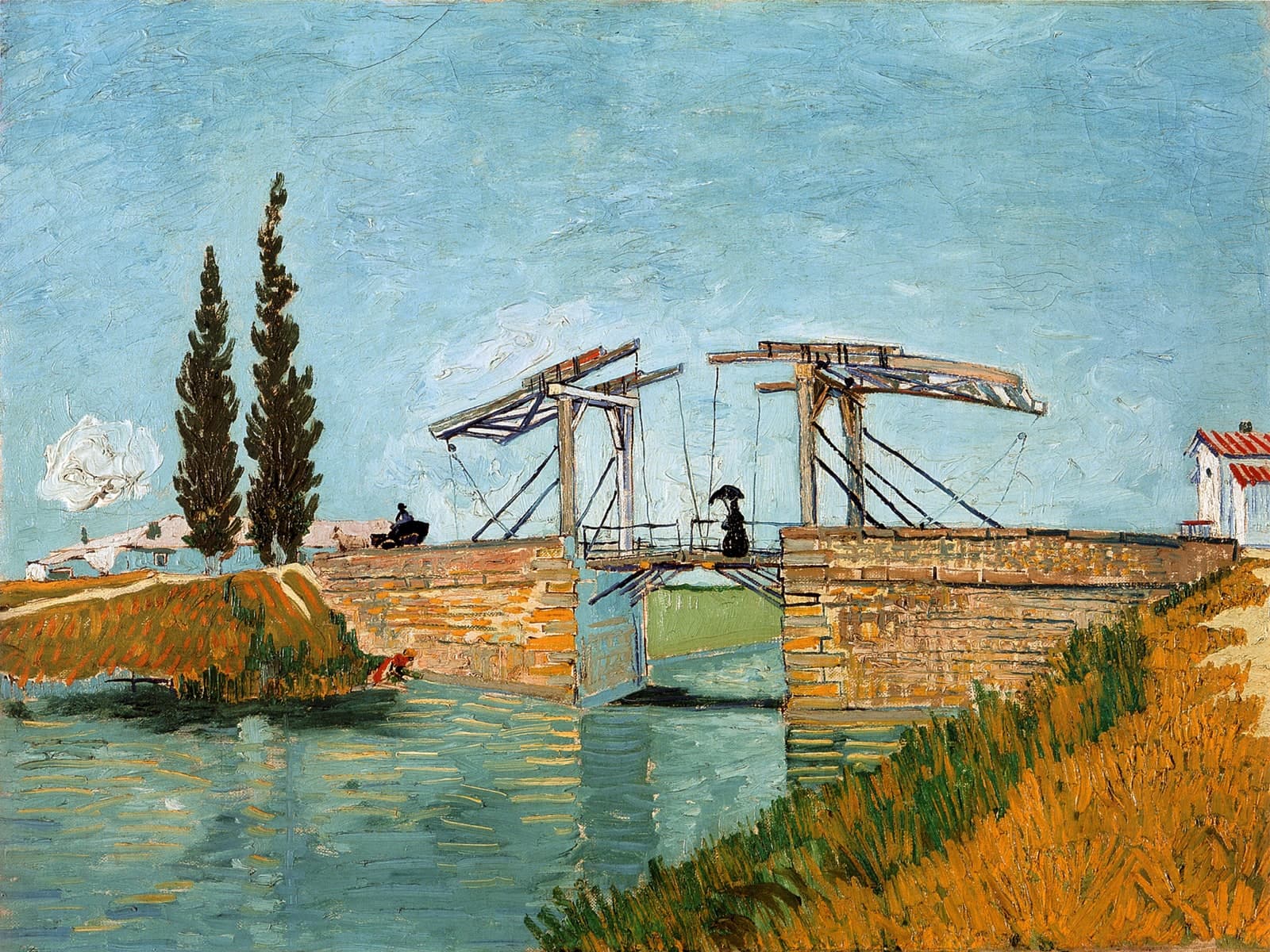 De Langloisbrug in Arles