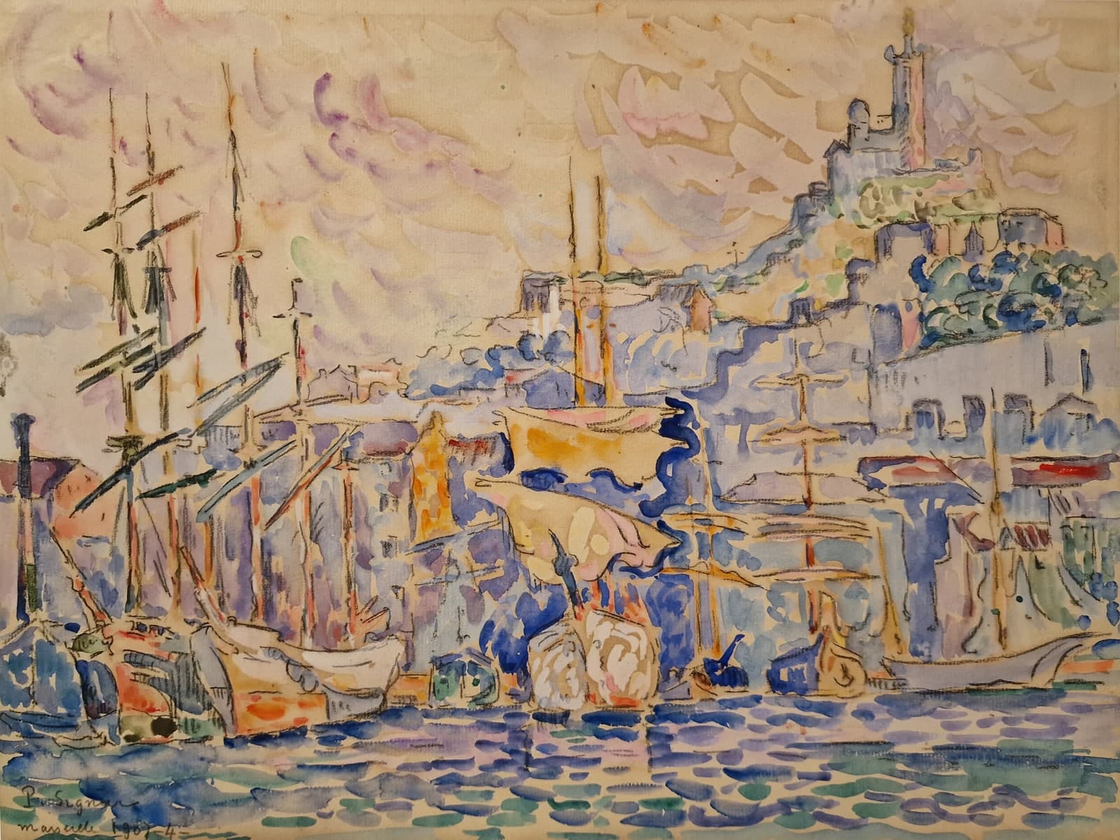 De oude haven van Marseille