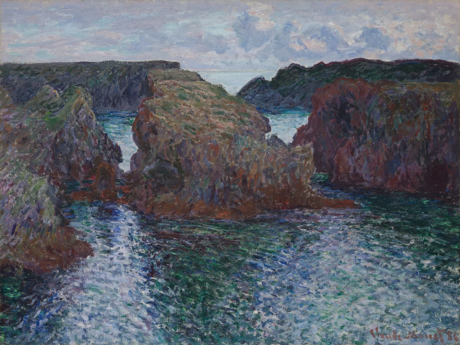 Rotsen bij Port Goulphar, Belle Île