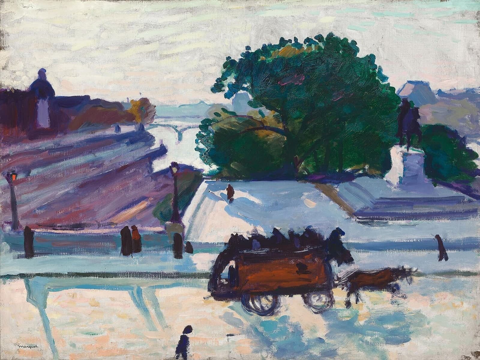 De Pont Neuf in de zon