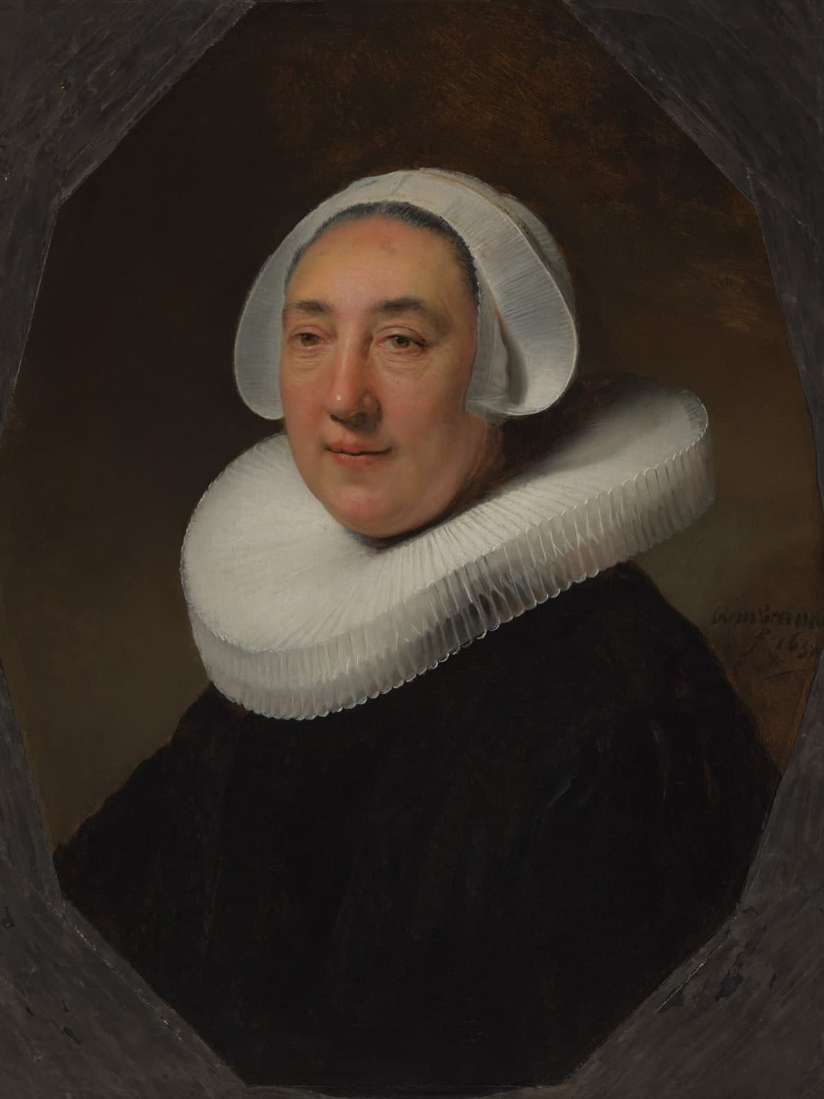 Portret van Haesje Jacobsdr van Cleyburg