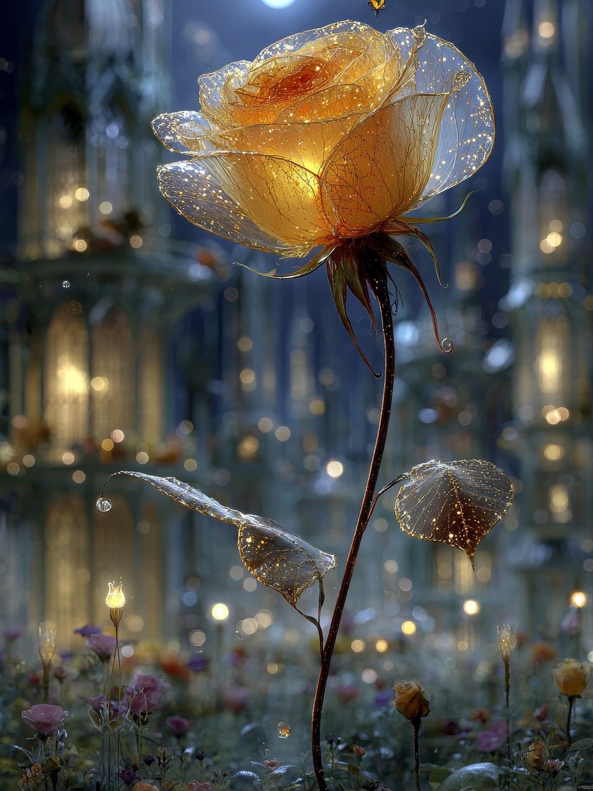 Gouden roos voor een lichtgevende stad