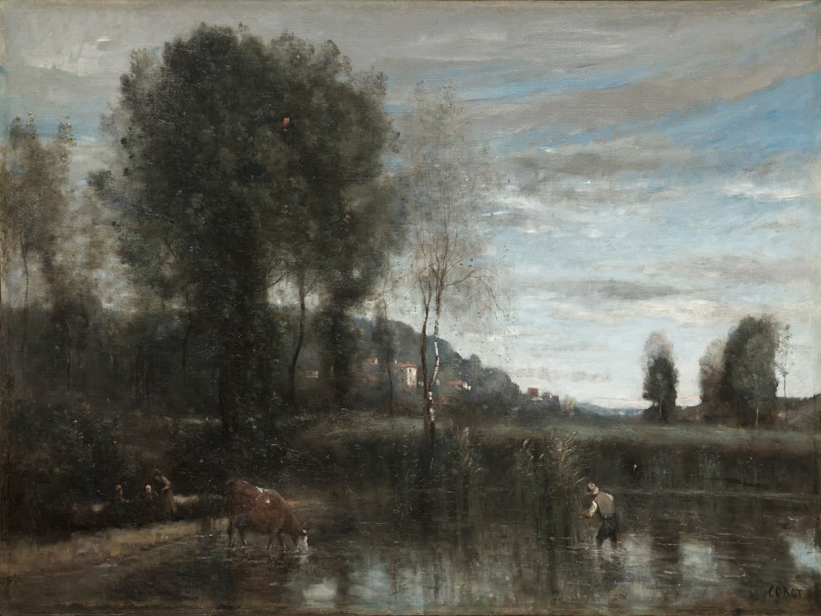 Vijver bij Ville d'Avray