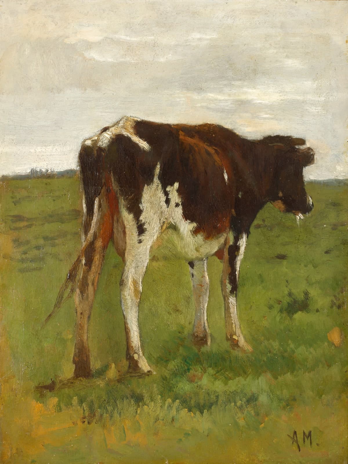 Kalf in een landschap