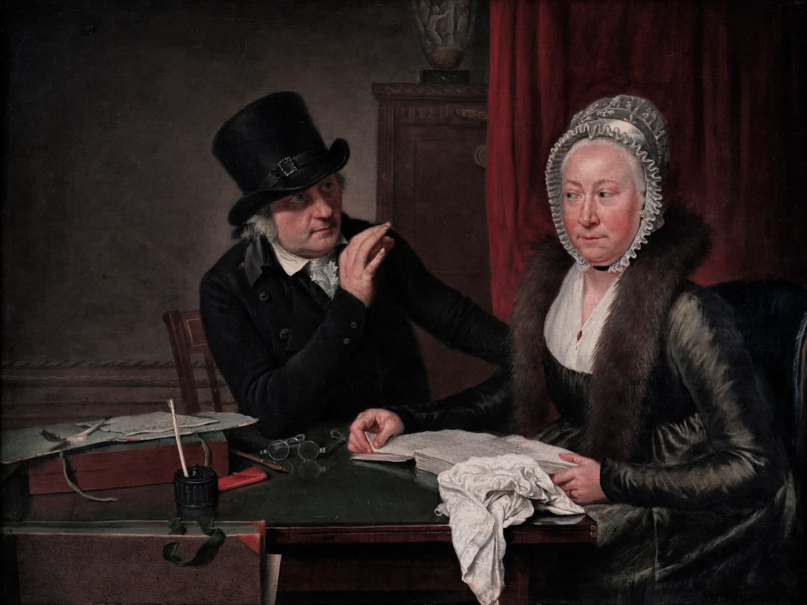 Wybrand Hendriks en zijn vrouw Agatha Ketel