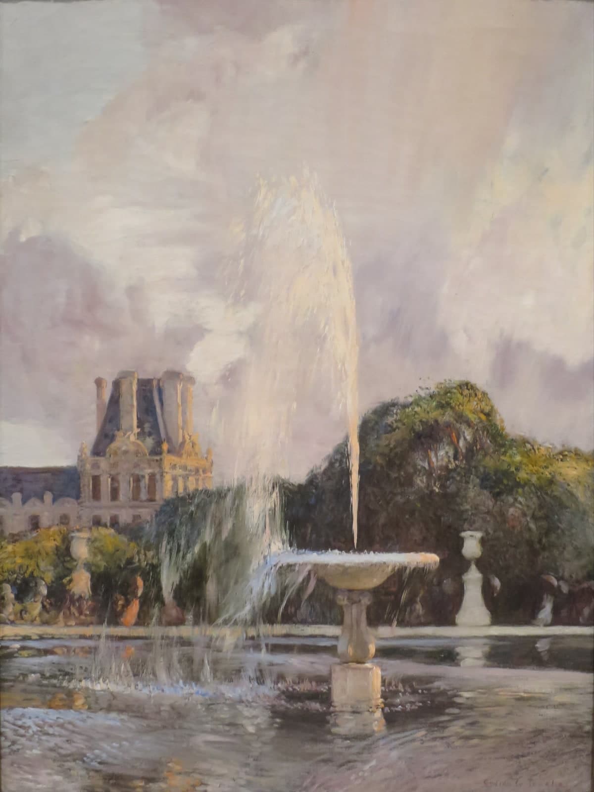 De fontein in de Tuilerieën