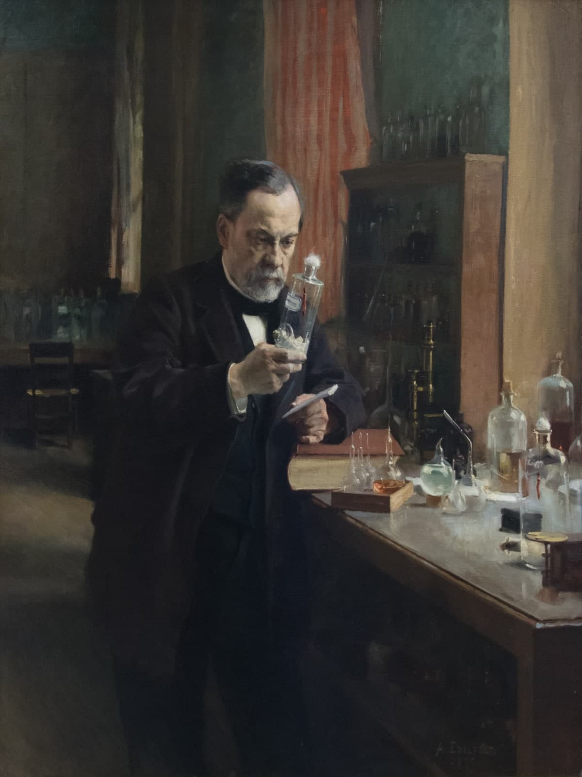 Portret van Pasteur