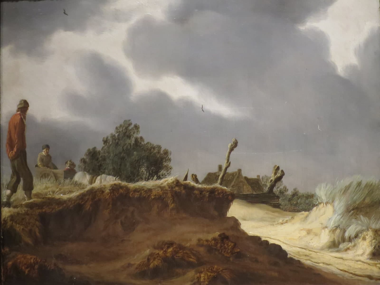 Landschap met een zandweg