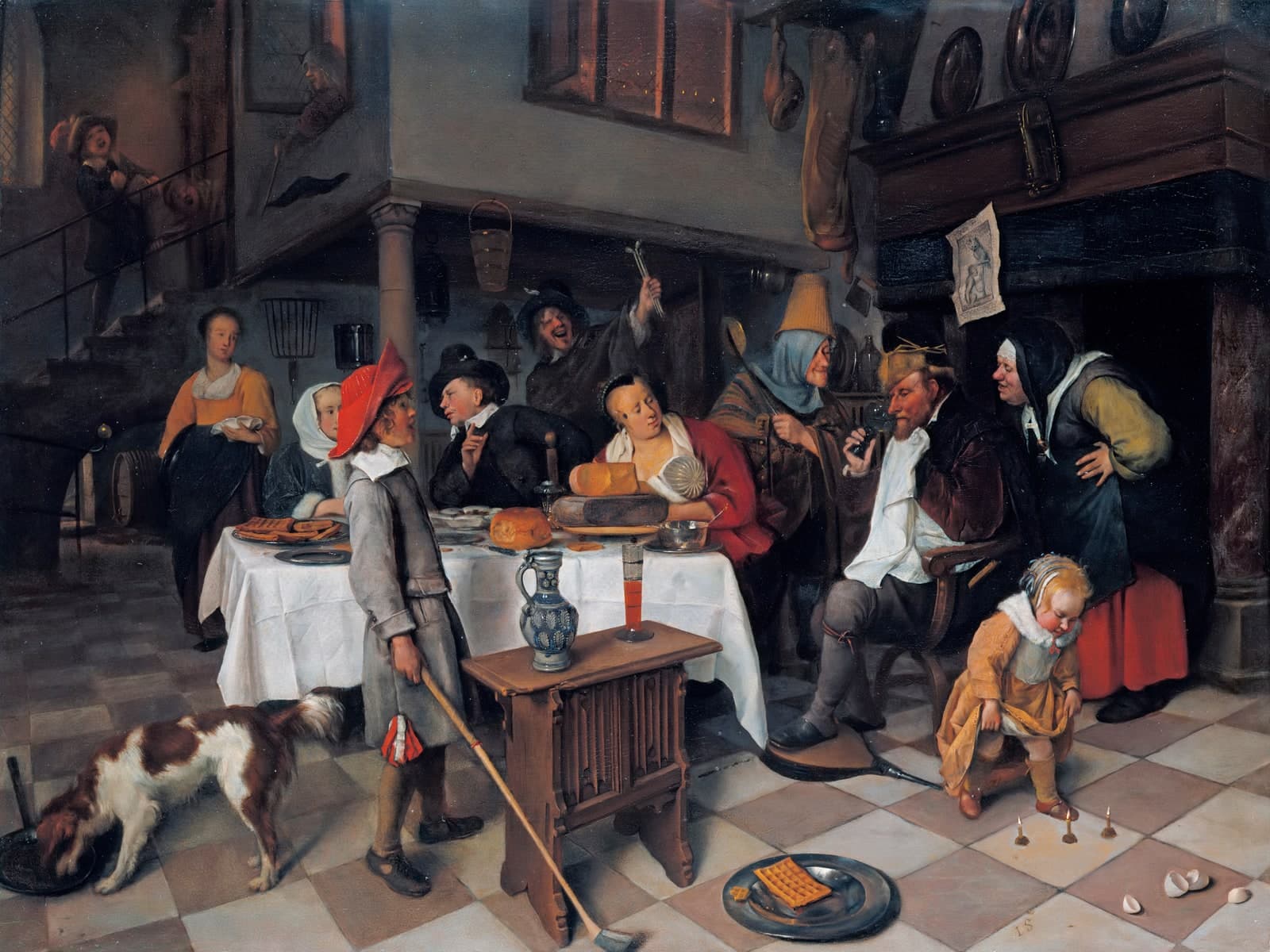 Driekoningenfeest, de koning drinkt