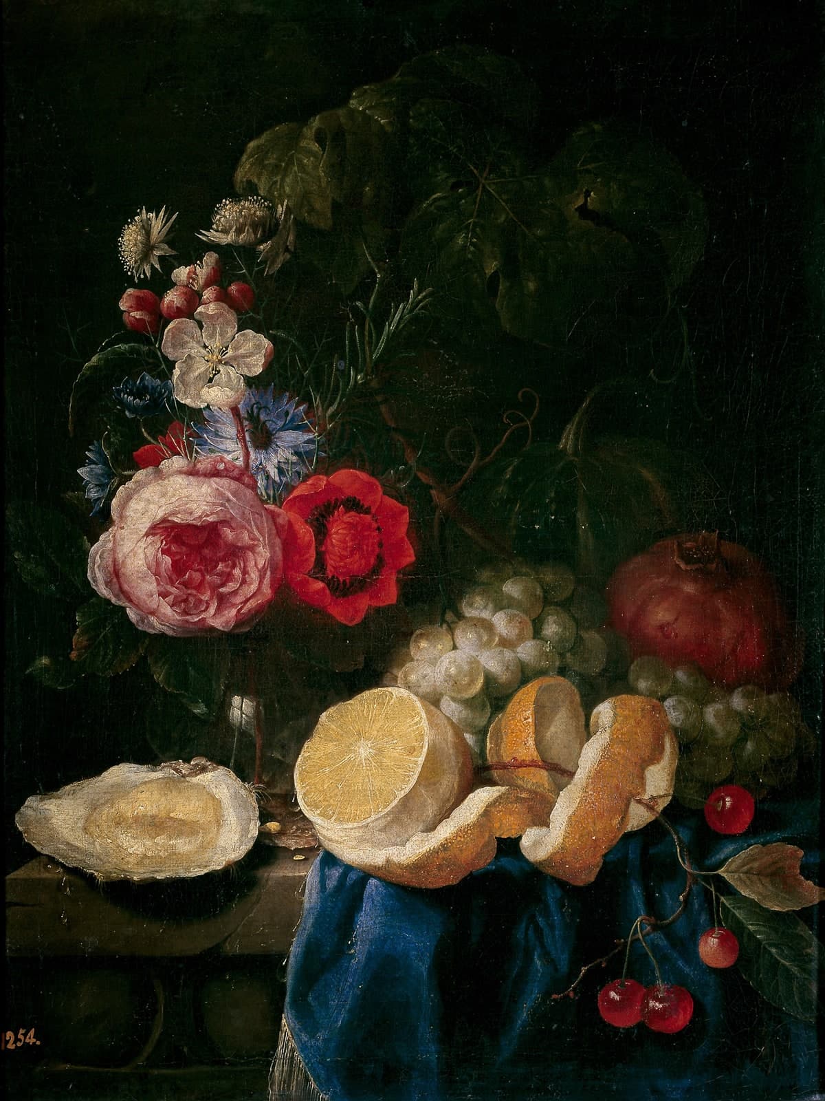 Fruit en bloemen