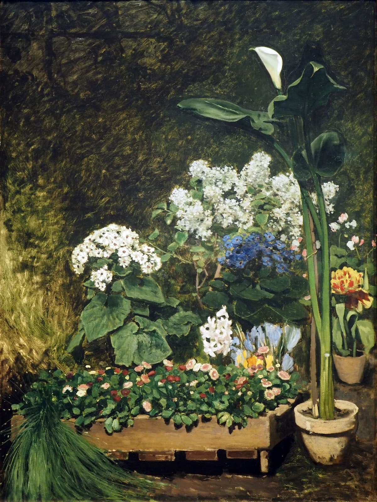 Bloemen in de kas