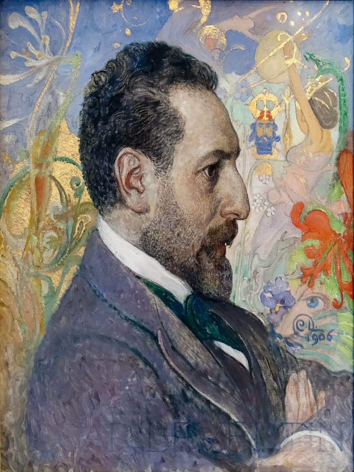 Portret van Oscar Levertin