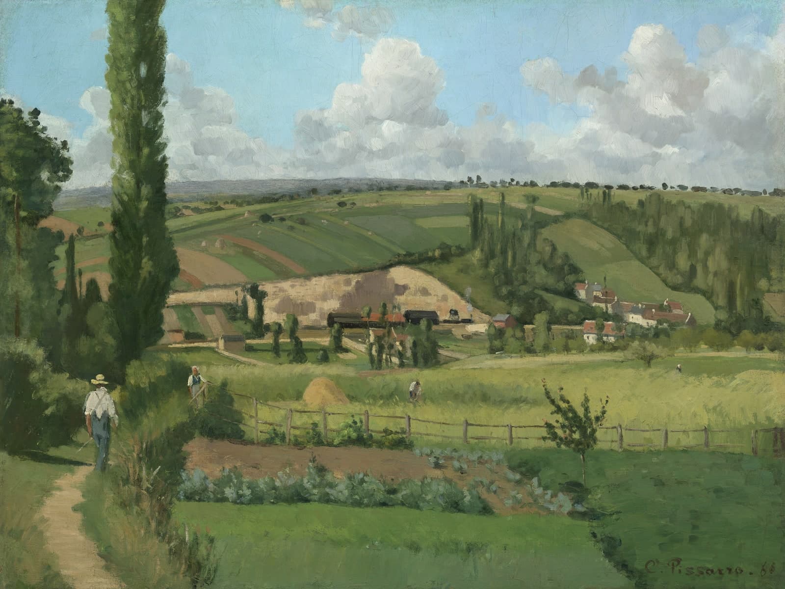 Landschap bij Les Pâtis, Pontoise