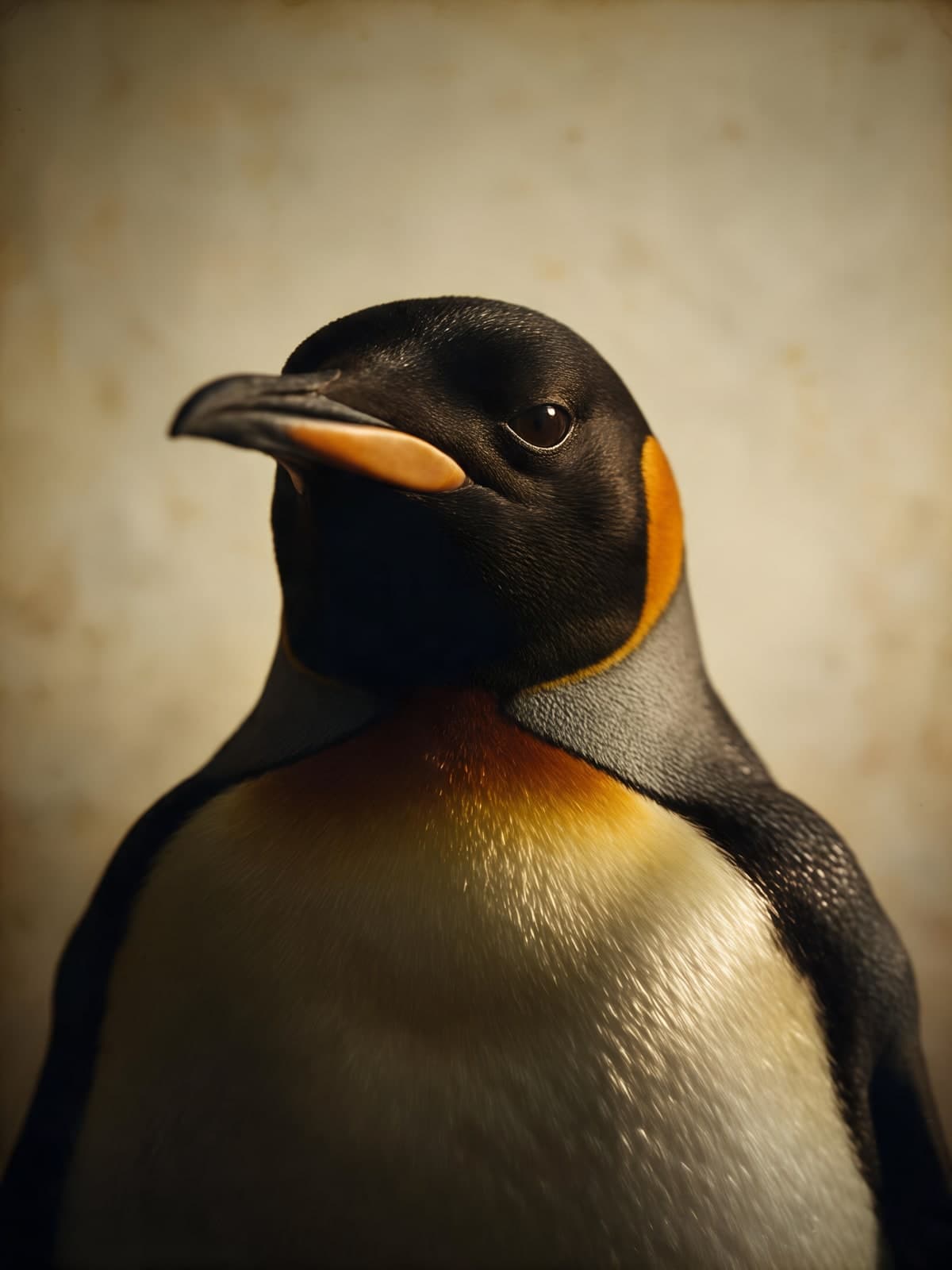 Portret van een koningspinguïn