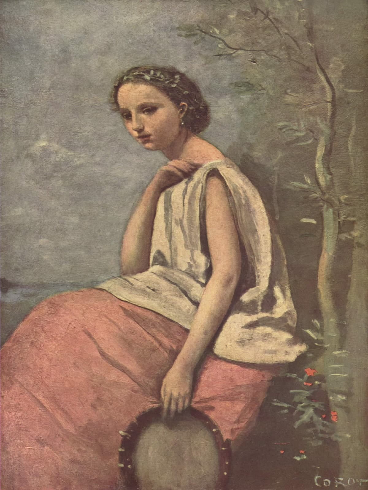 Zingara au tambour de basque