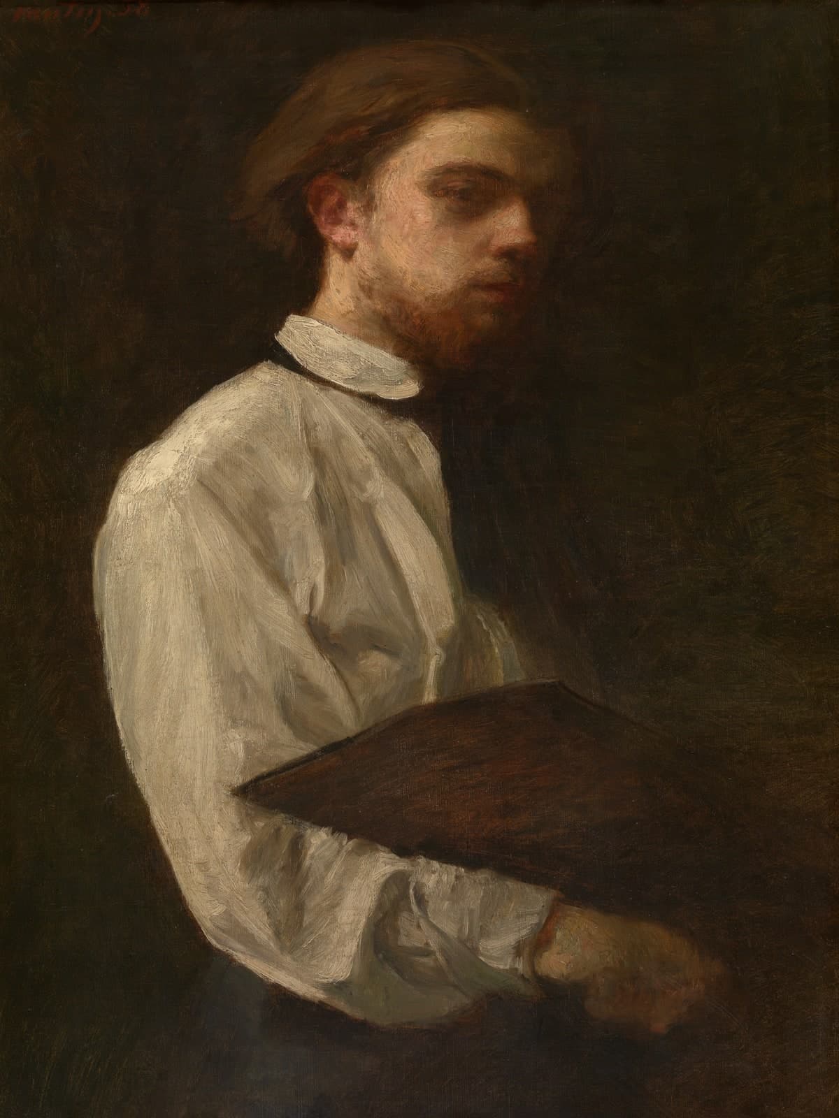 Zelfportret met een groot palet
