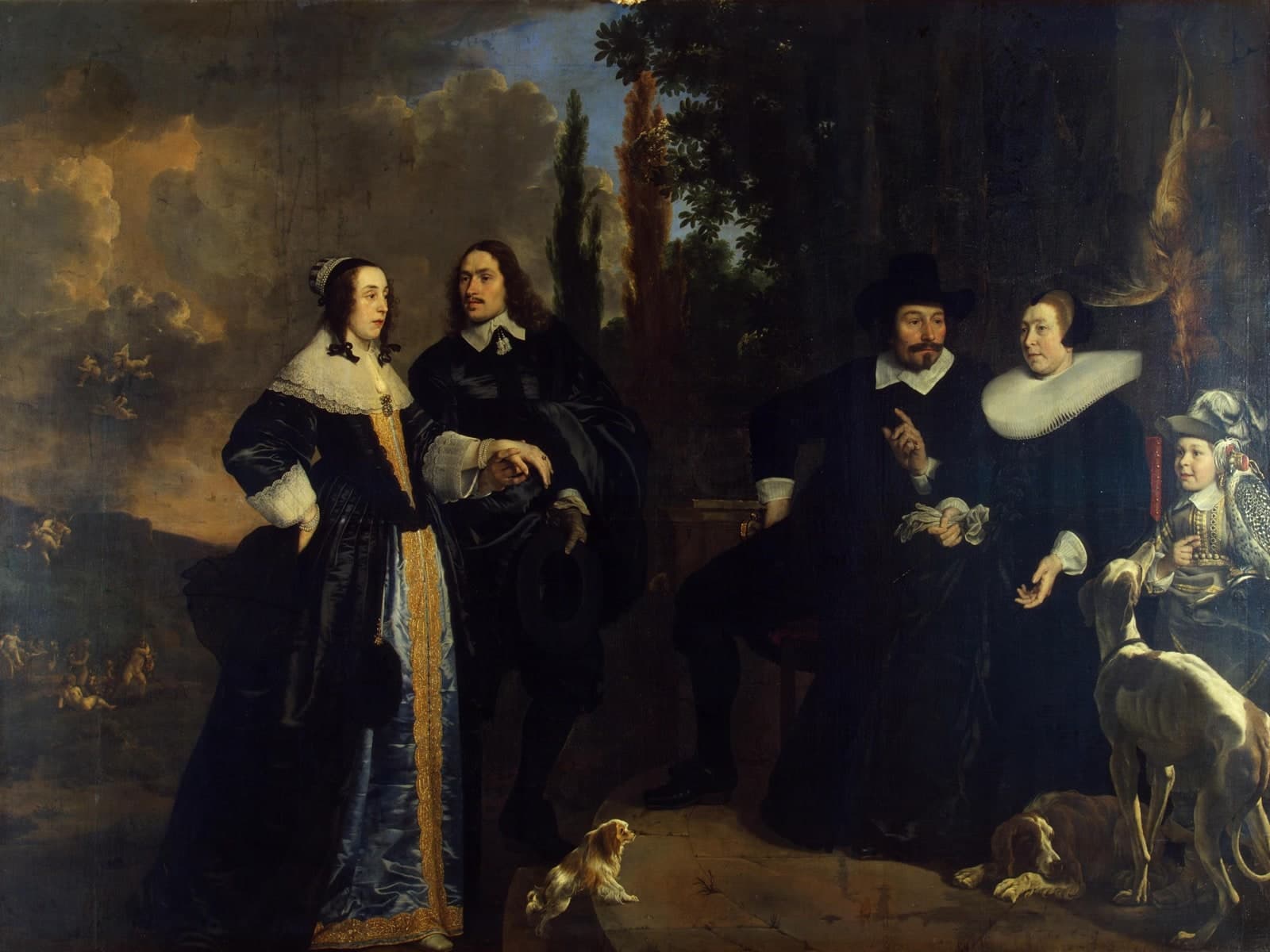 Portret van een familie