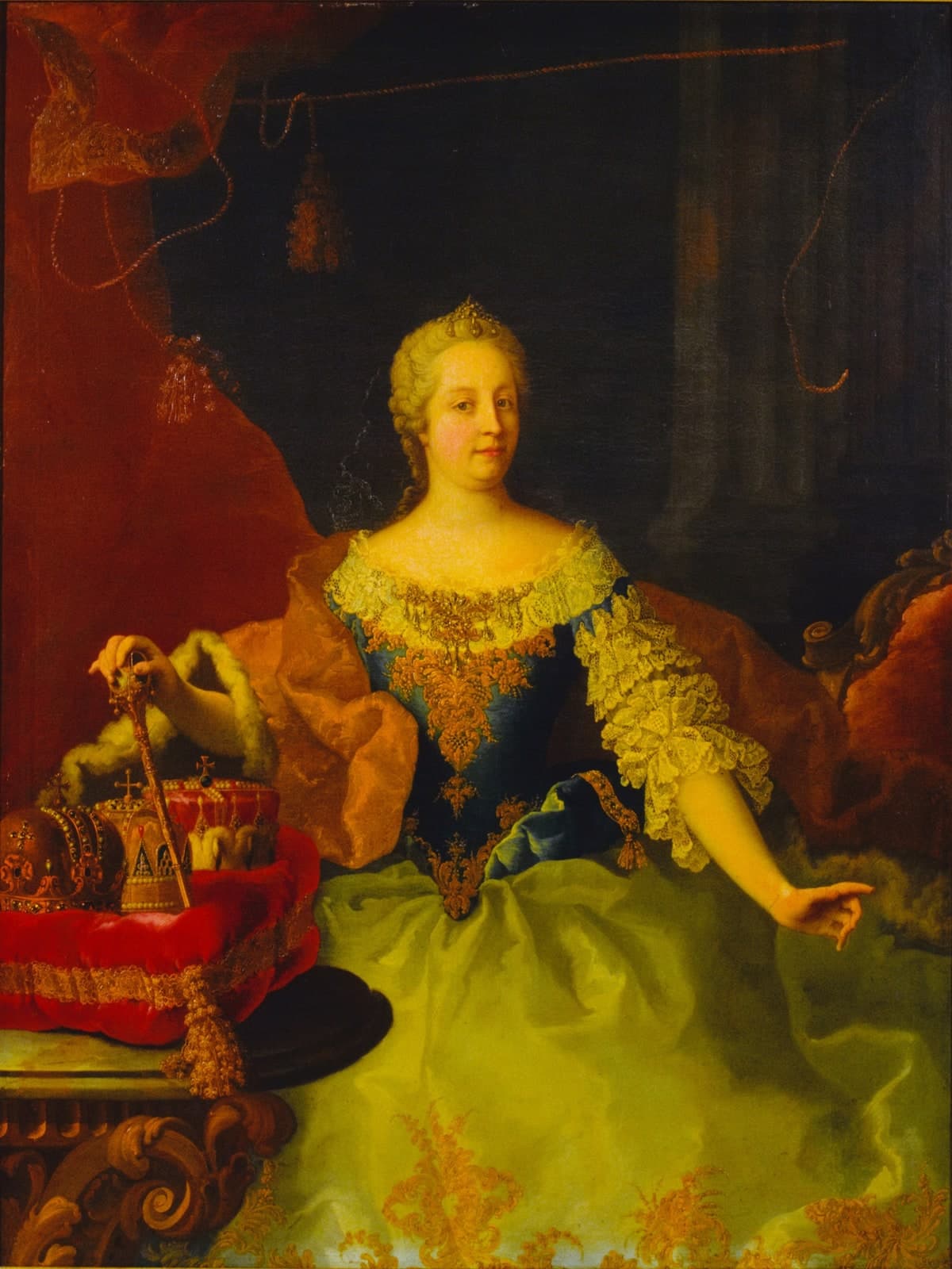 Portret van Maria Theresia