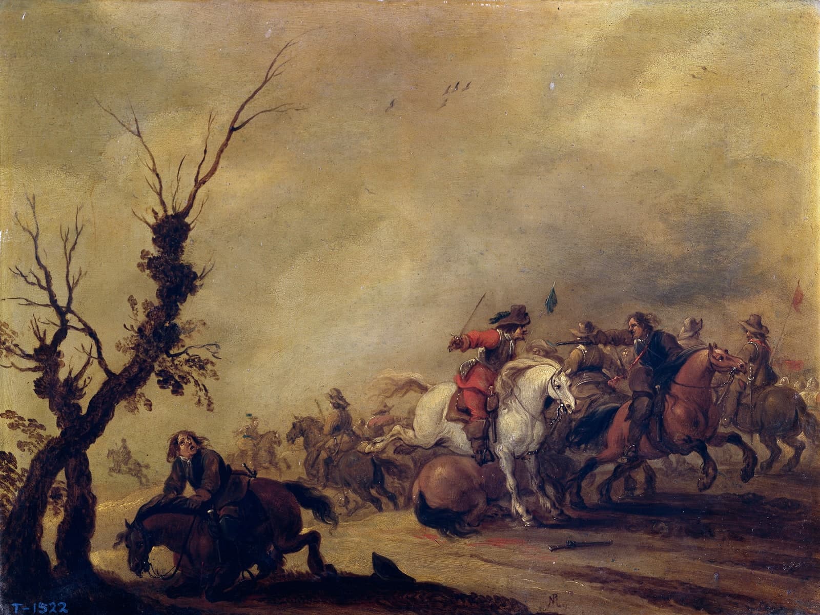 Schermutseling van ruiters