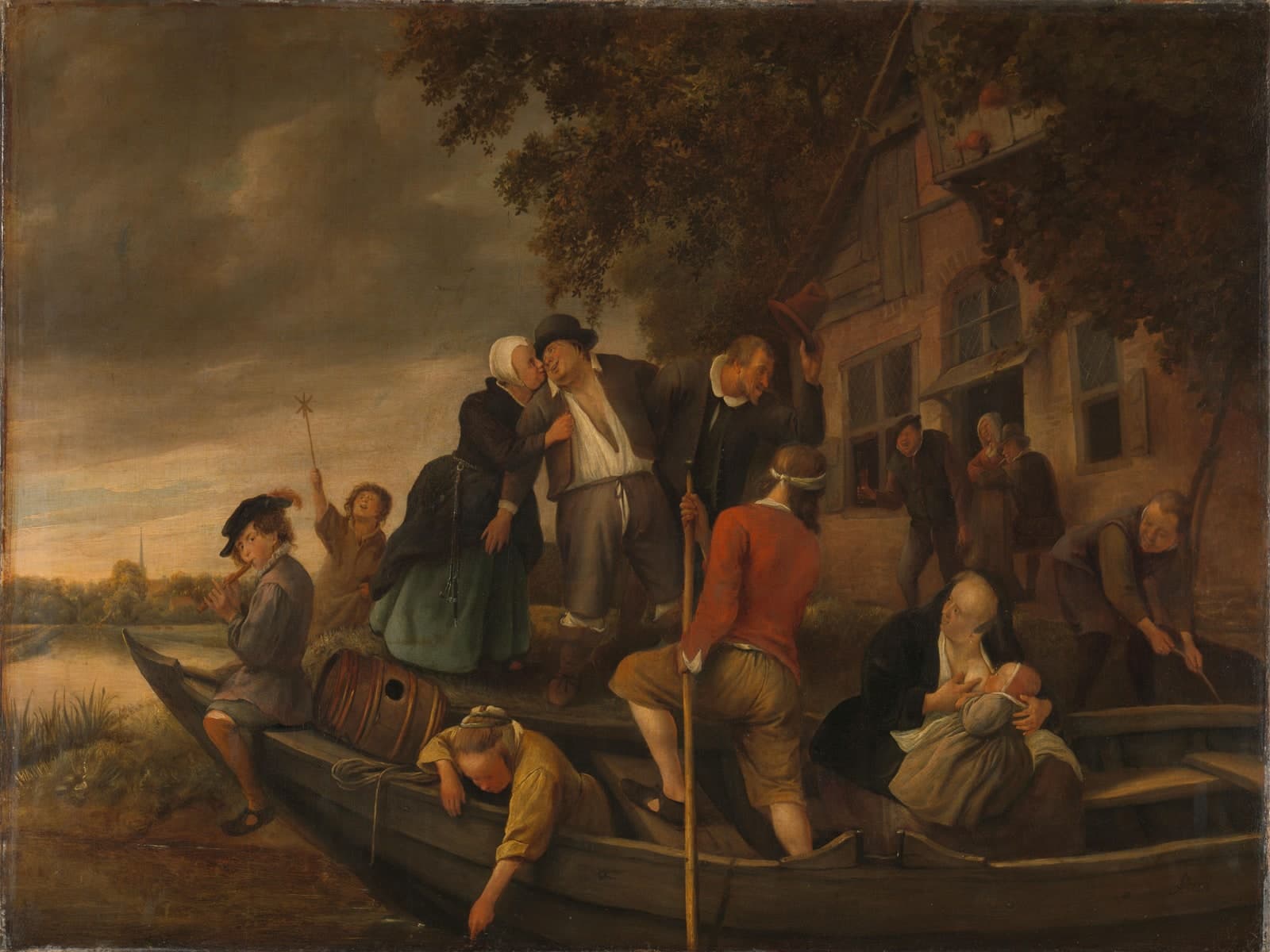 De vrolijke thuiskomst