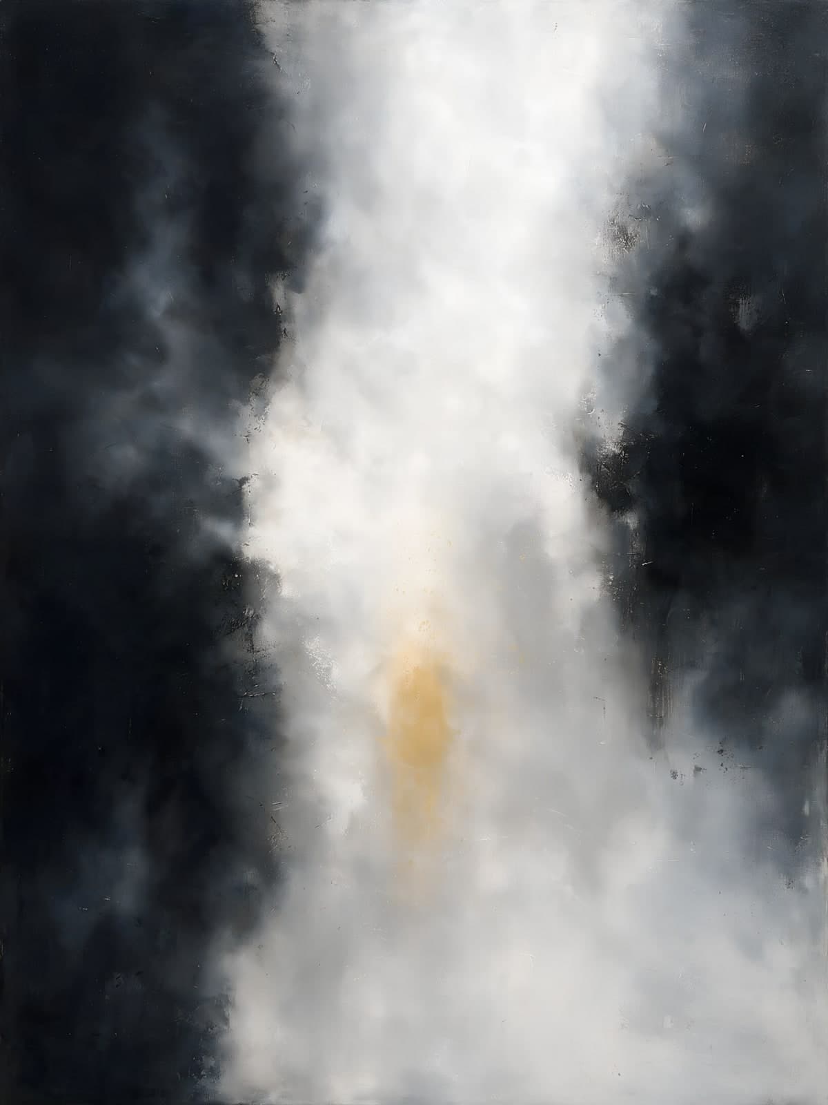 Wit licht tussen donkere rookwolken
