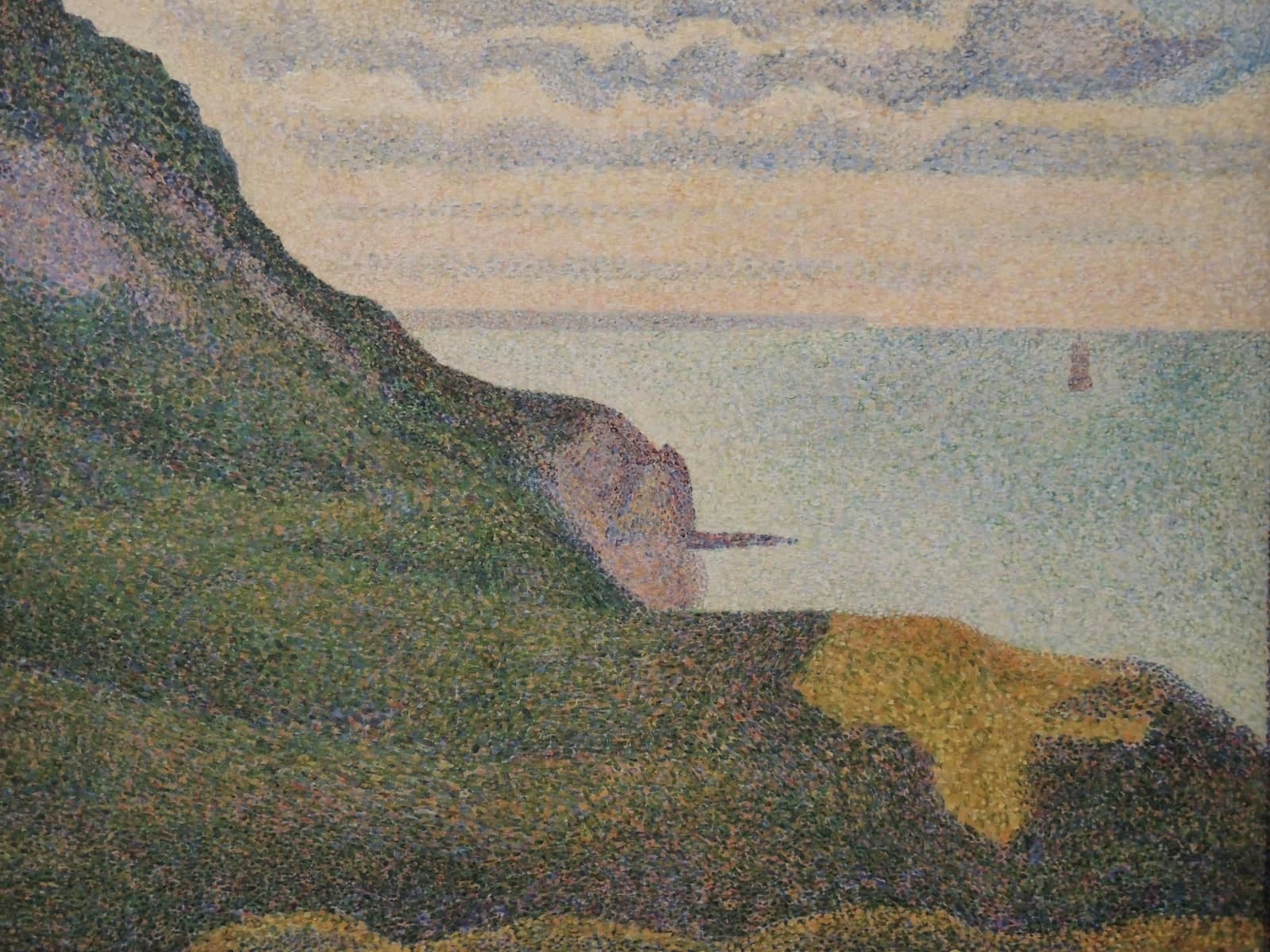 Zeegezicht bij Port-en-Bessin, Normandië