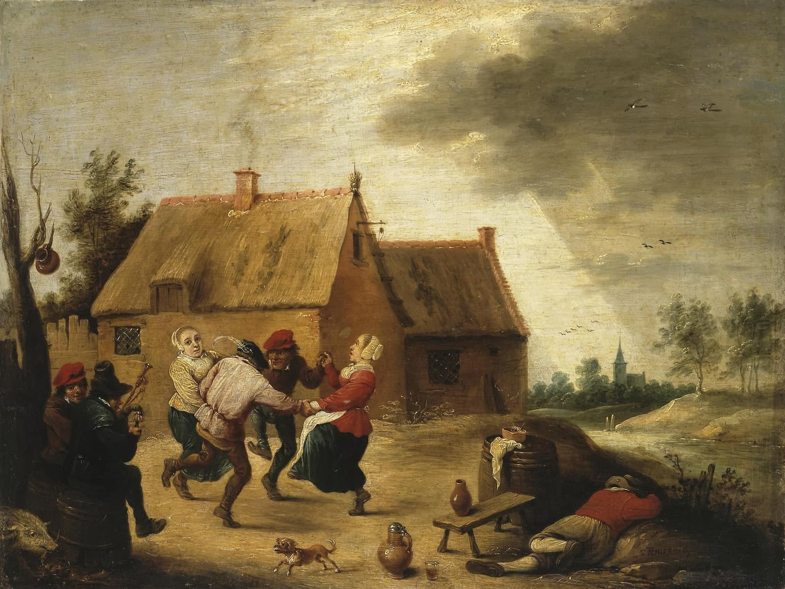 Dansende boeren