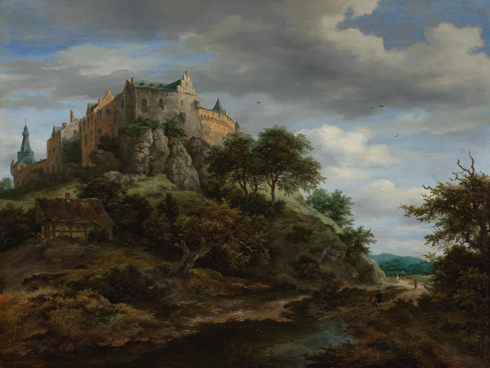 Gezicht op Burg Bentheim