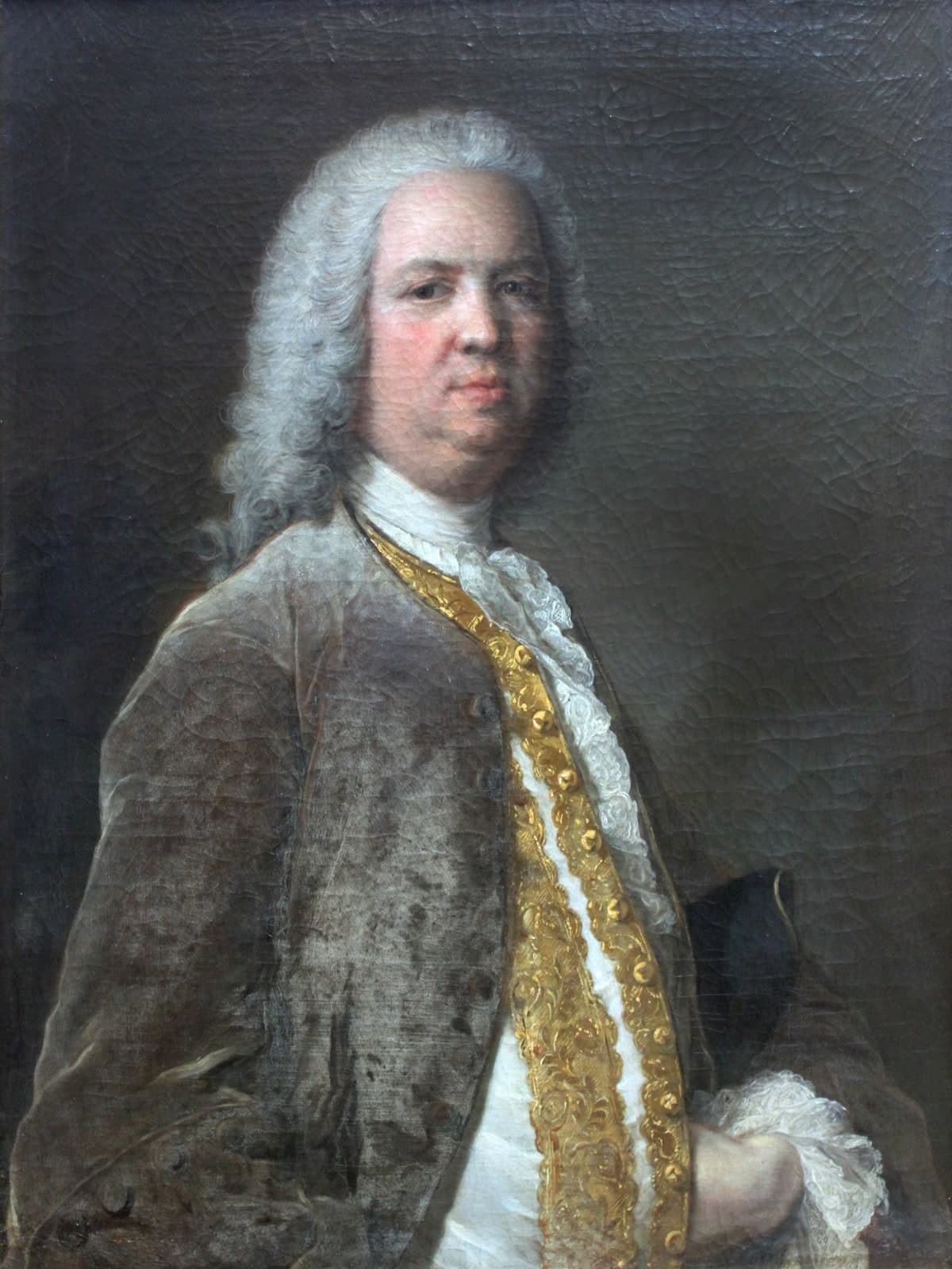 Portret van de Frankfurtse bankier Johann Georg Leerse