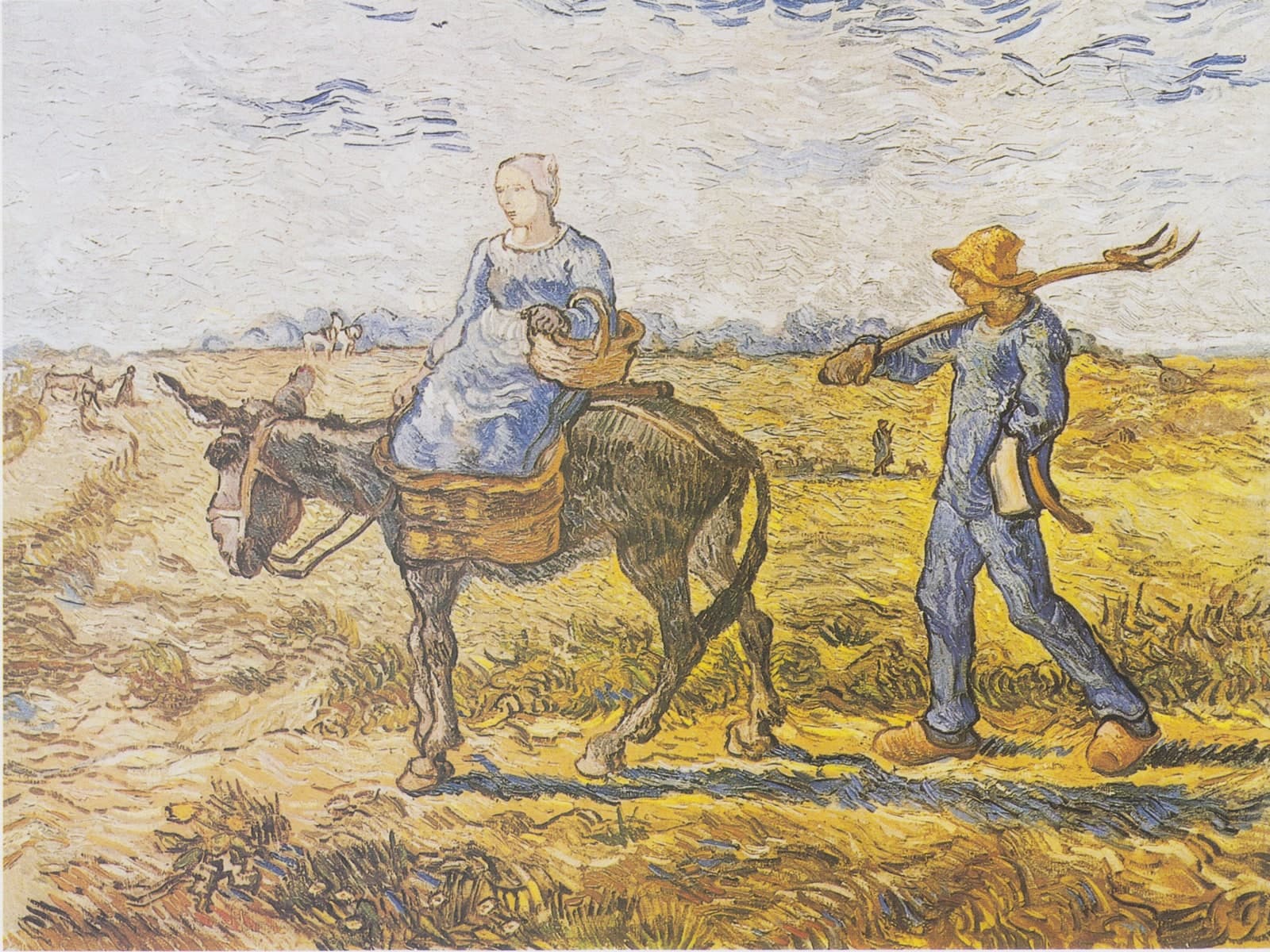 Ochtend, op weg naar het werk