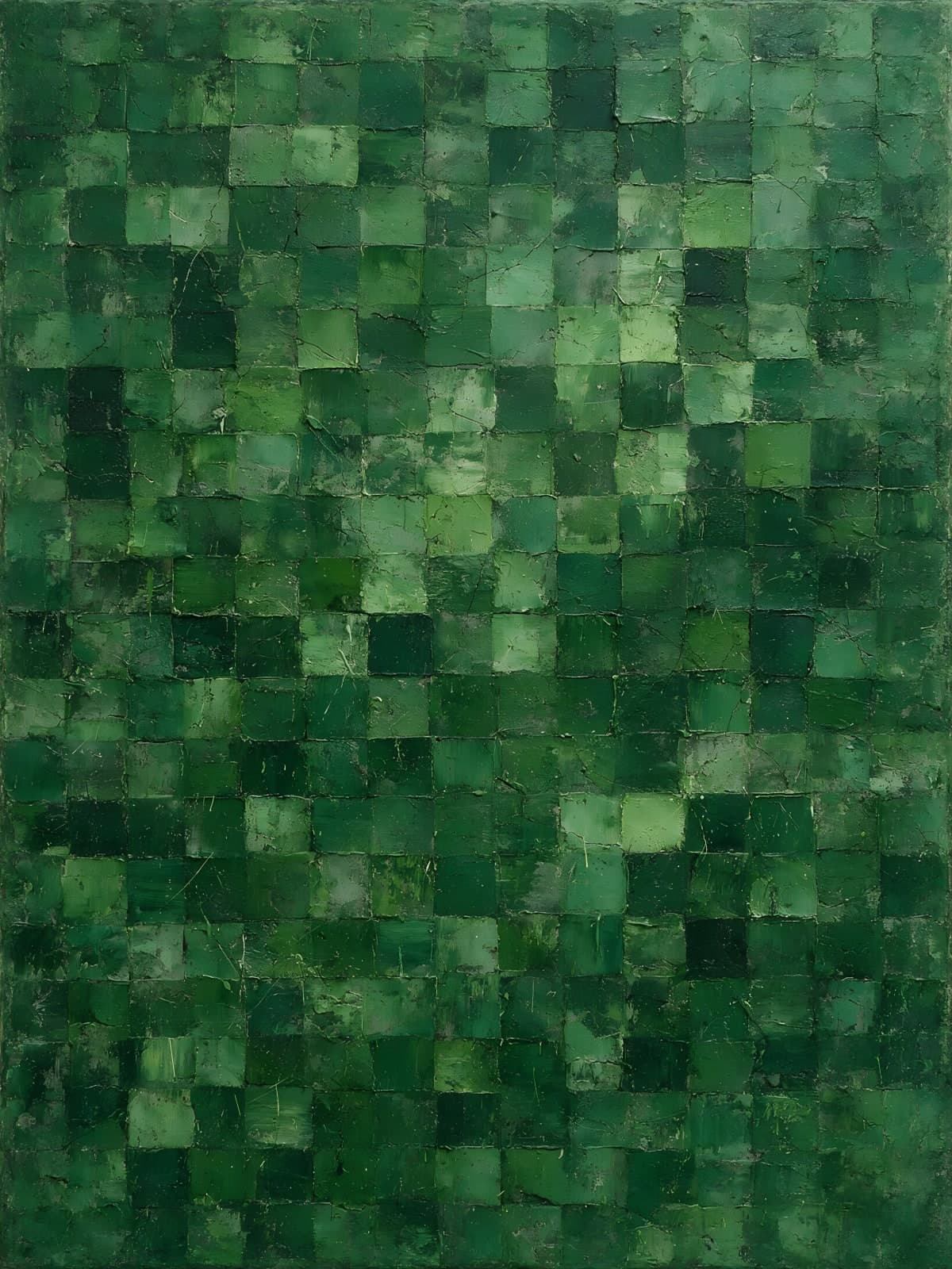 Groen mozaïek van kleine vierkanten