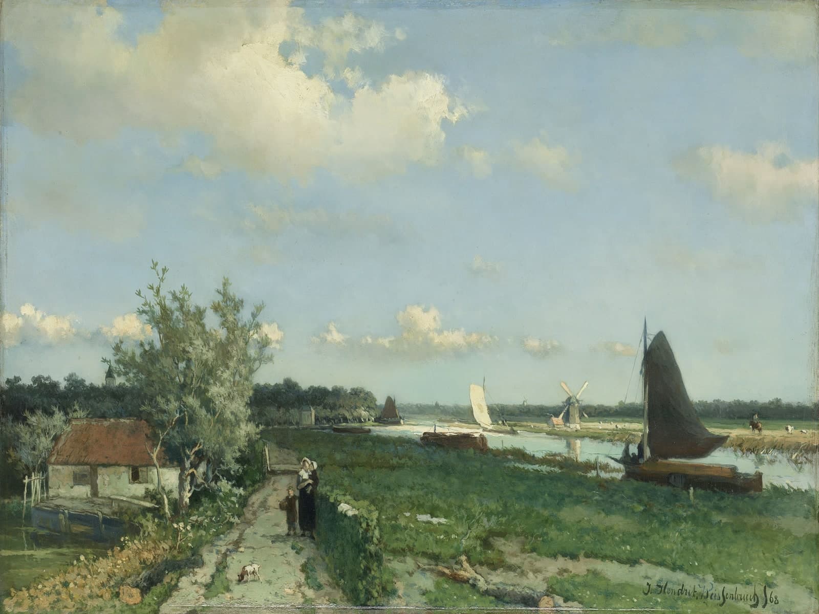 De Trekvliet bij Rijswijk