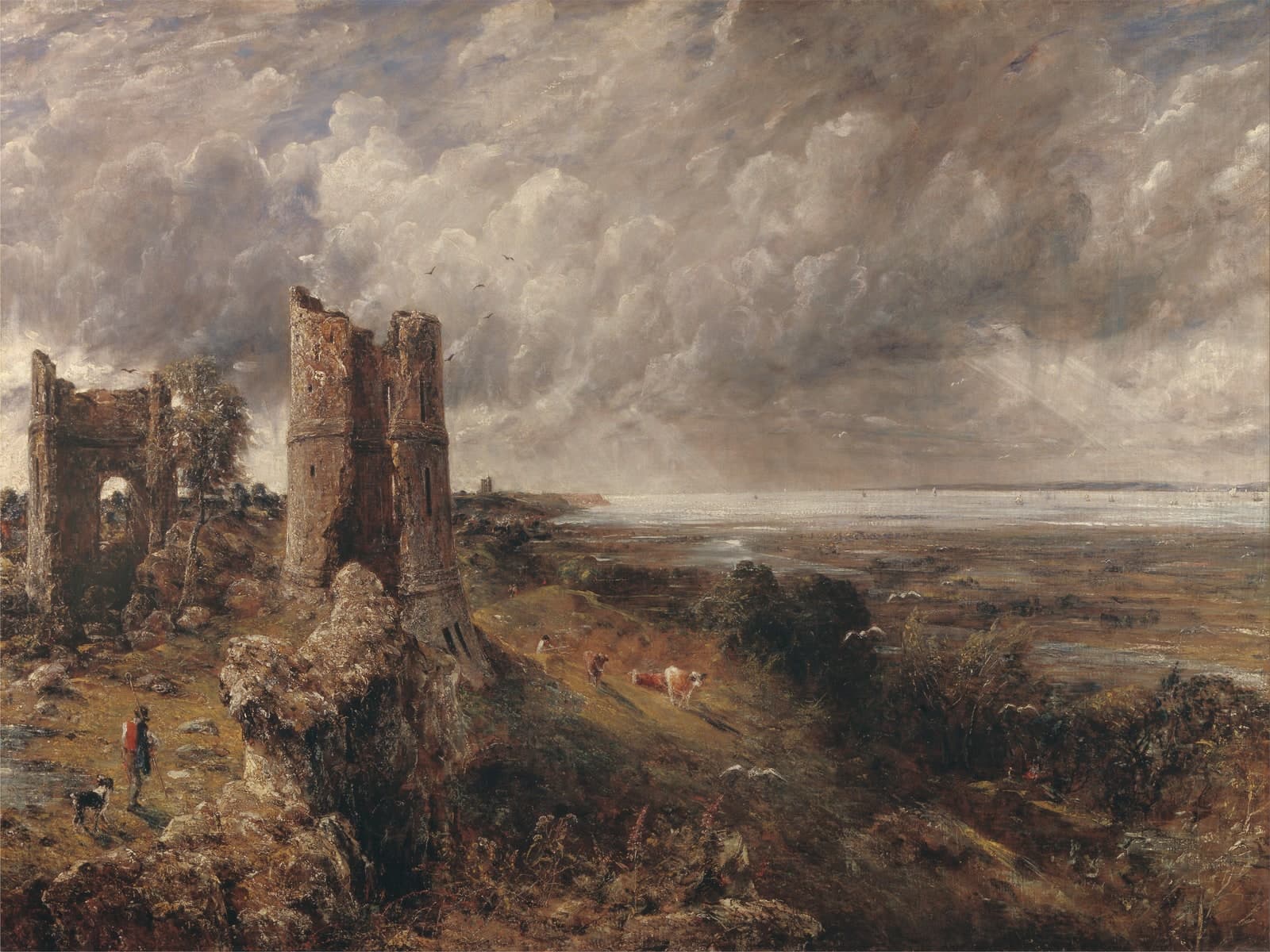 Hadleigh Castle, de monding van de Theems