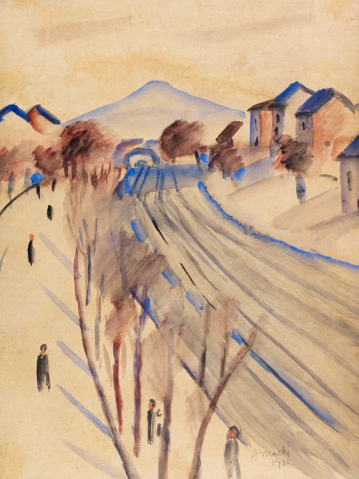 Ölberg met spoorrails II