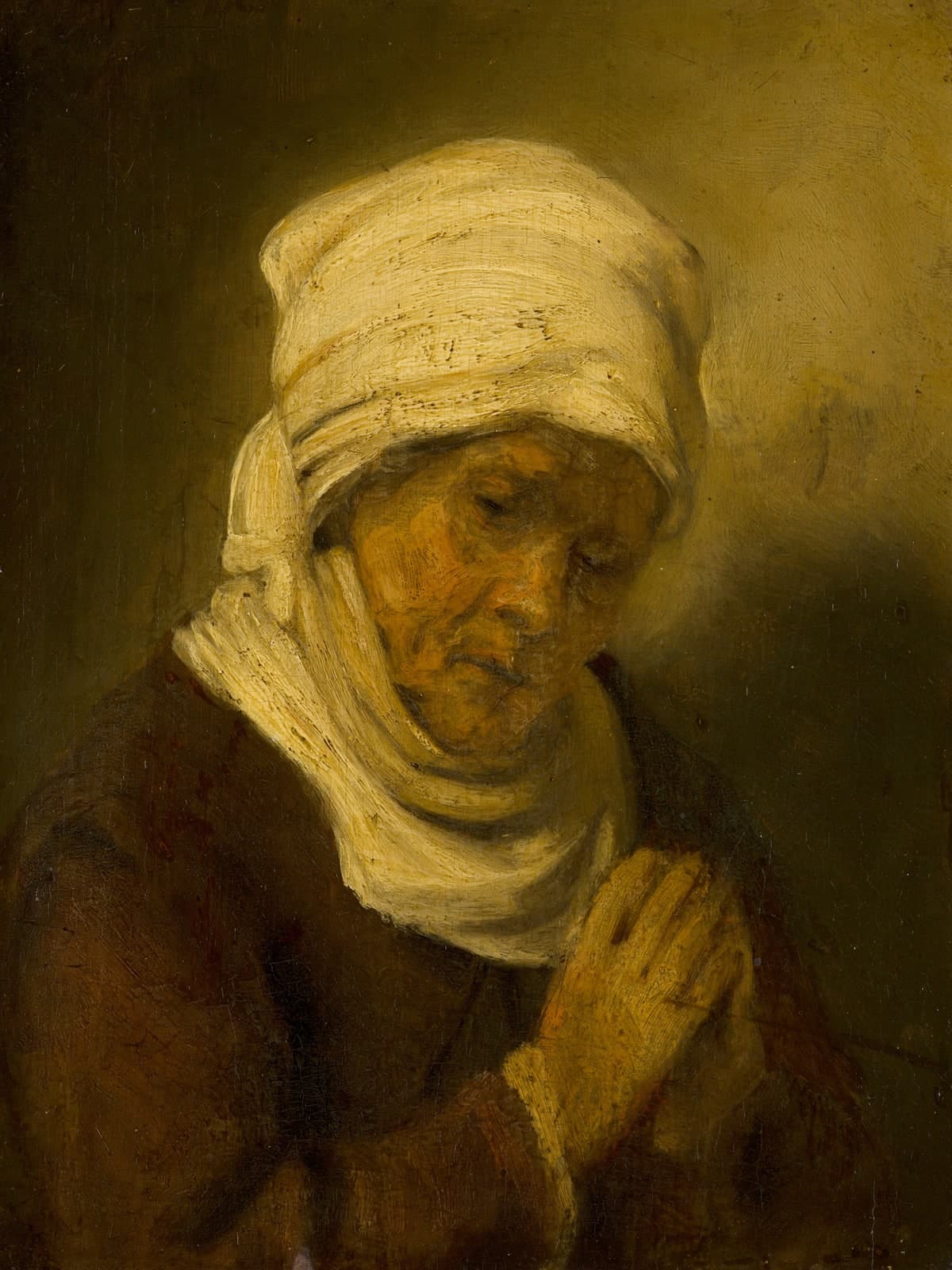 Biddende vrouw