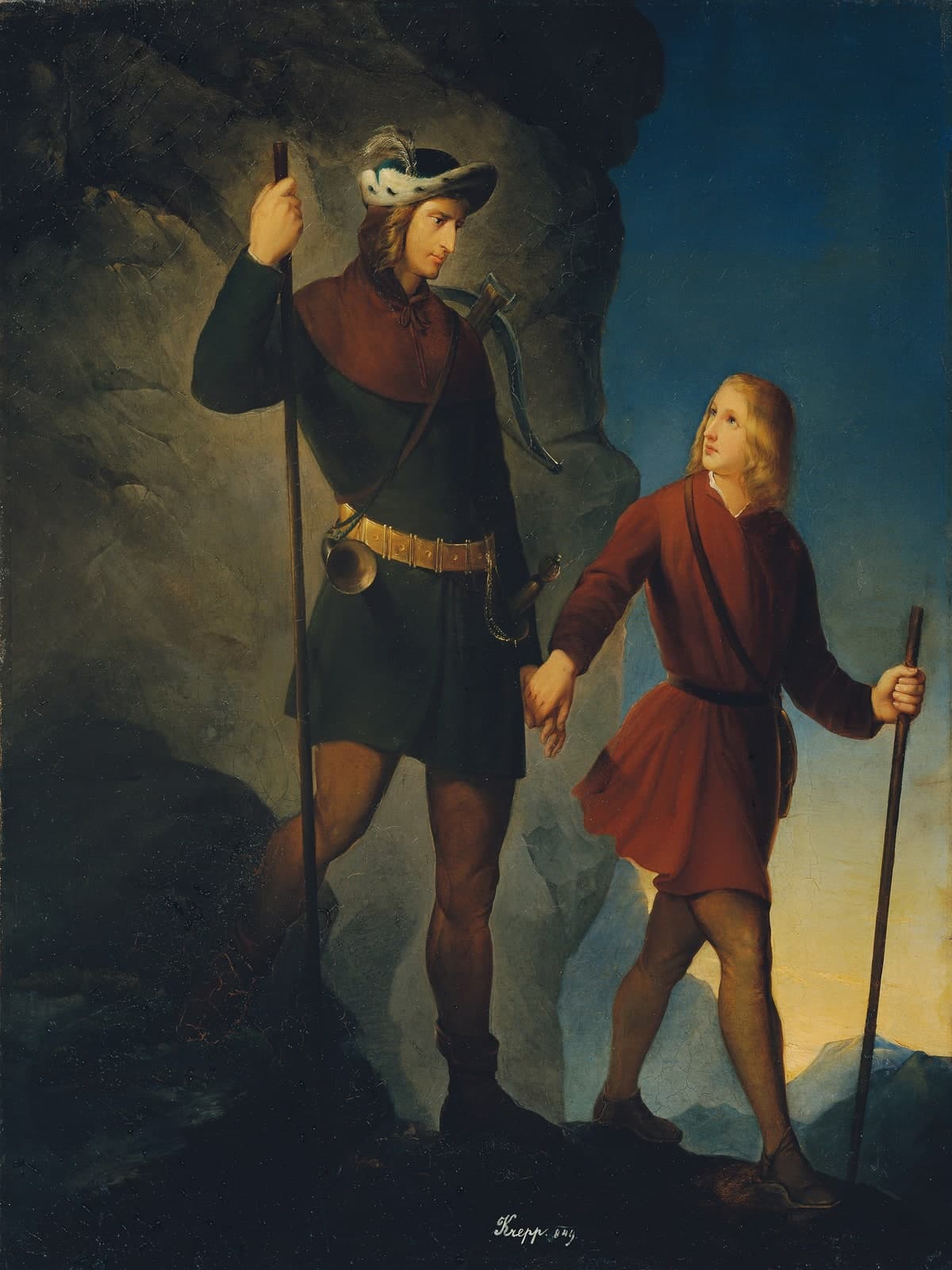 De redding van Maximiliaan I van de Martinswand